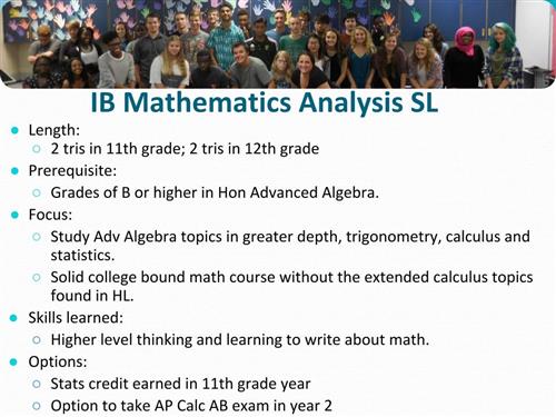 Analysis SL 